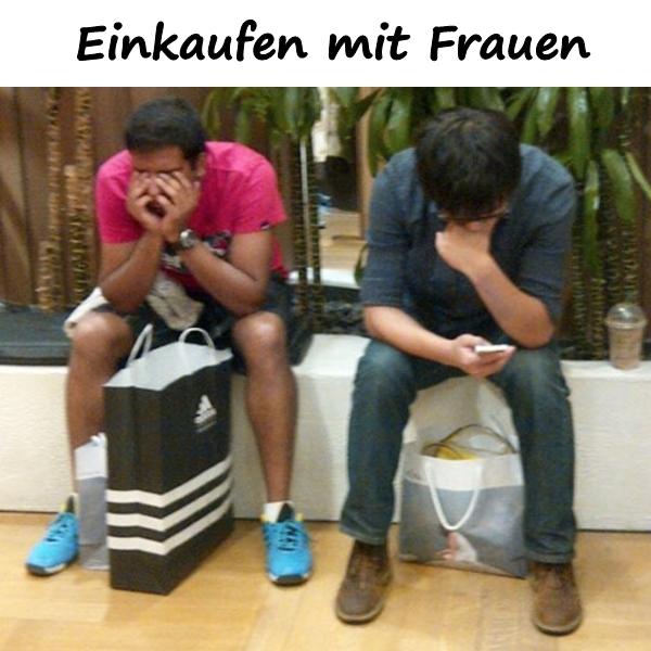 Einkaufen mit Frauen