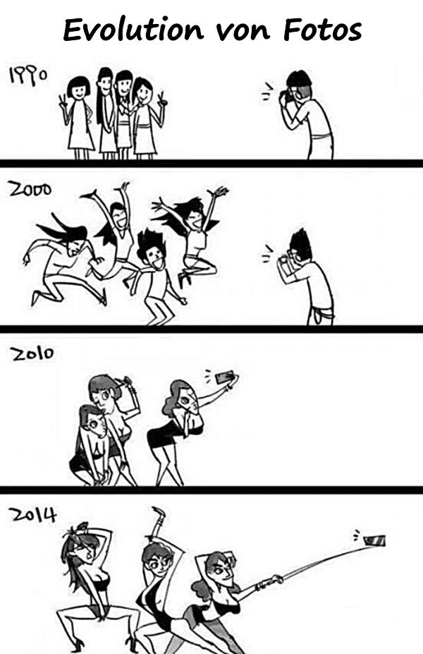 Evolution von Fotos