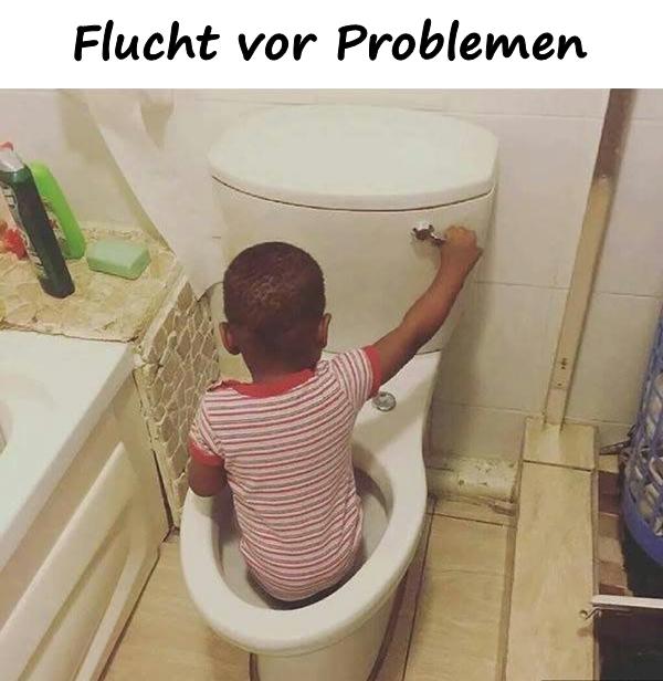 Flucht vor Problemen