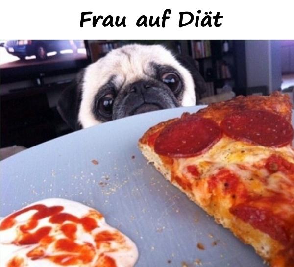 Frau auf Diät