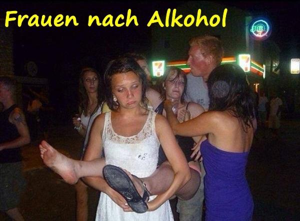 Frauen nach Alkohol