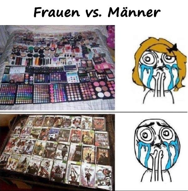 Frauen vs. Männer