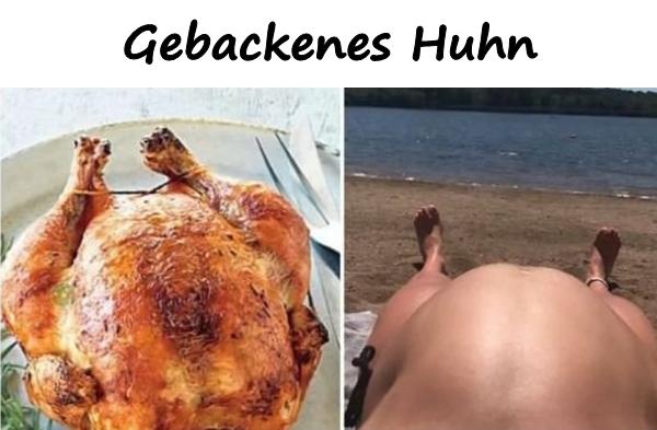 Gebackenes Huhn