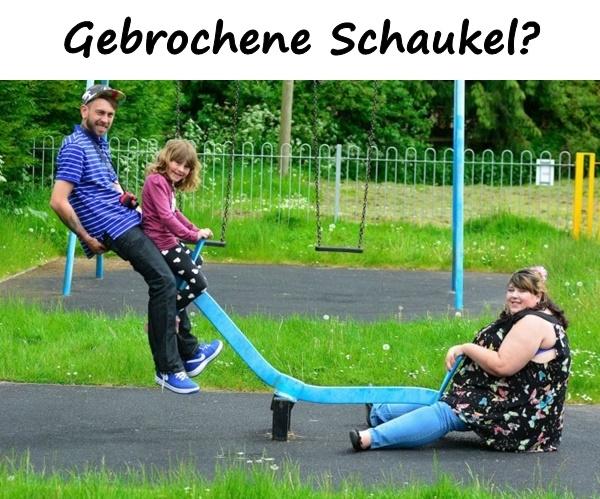 Gebrochene Schaukel