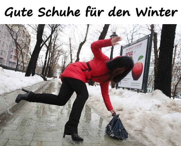 Gute Schuhe für den Winter