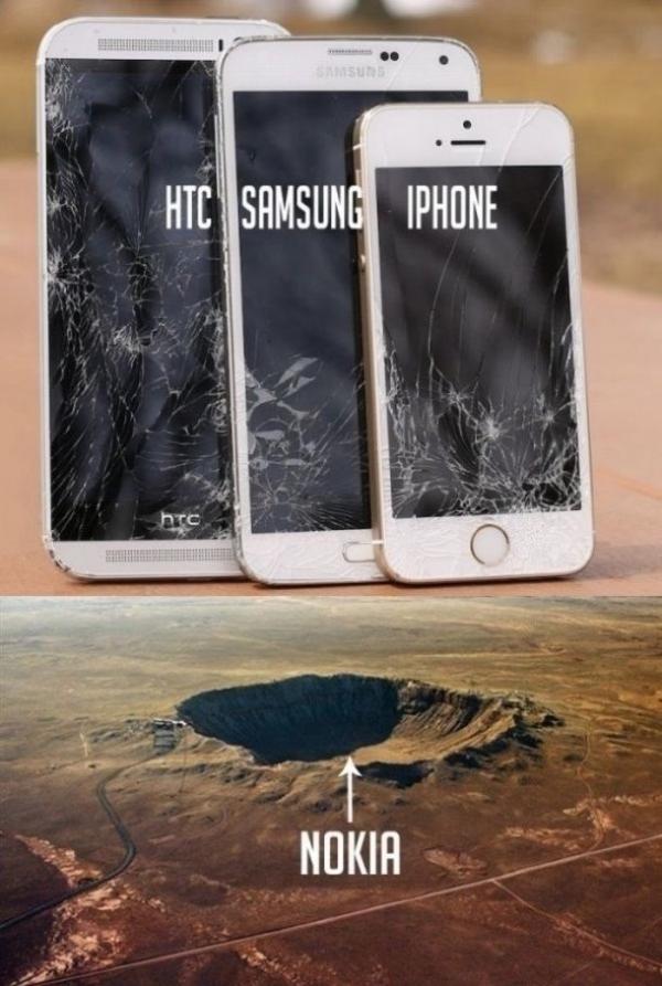 HTC, SAMSUNG, IPHONE und NOKIA