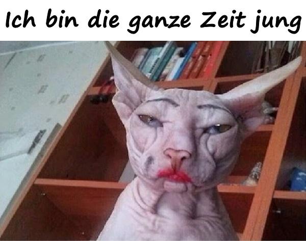 Ich bin die ganze Zeit jung