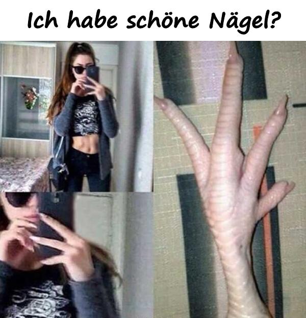 Ich habe schöne Nägel