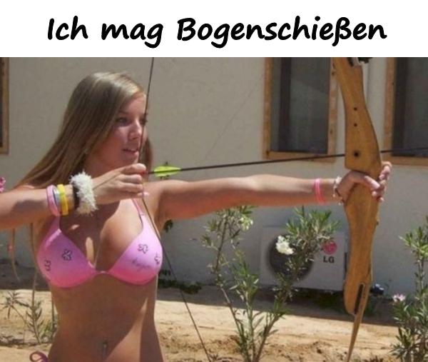 Ich mag Bogenschießen