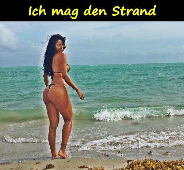 Ich mag den Strand