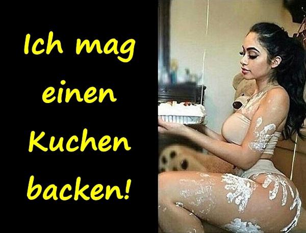 Ich mag einen Kuchen backen