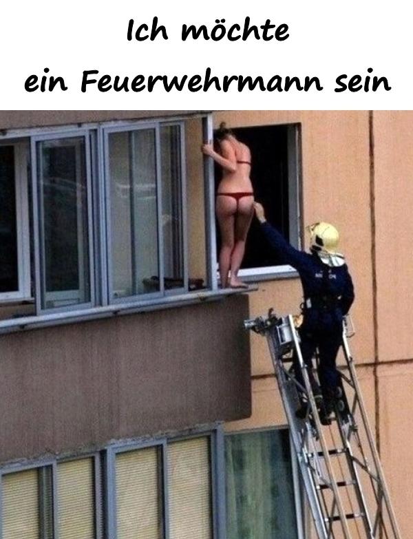 Ich möchte ein Feuerwehrmann sein