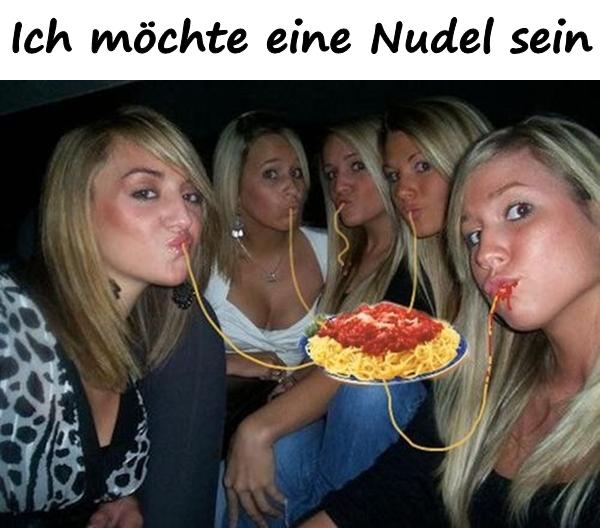 Ich möchte eine Nudel sein