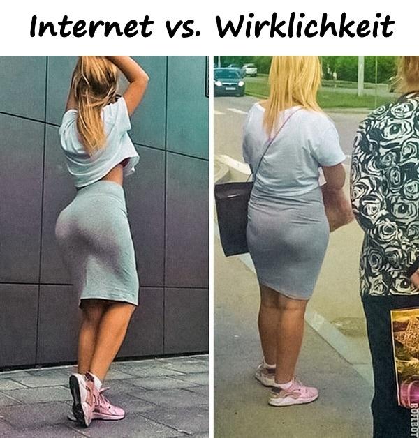 Internet vs. Wirklichkeit