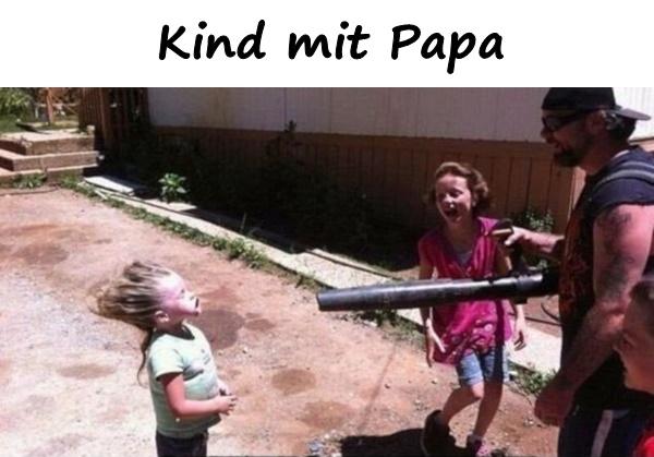 Kind mit Papa