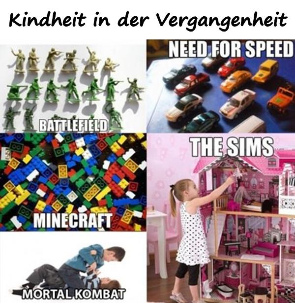 Kindheit in der Vergangenheit