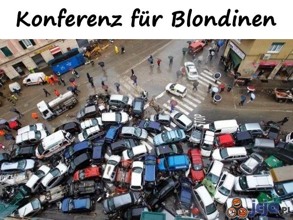 Konferenz für Blondinen