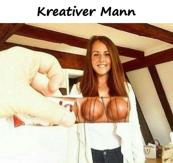 Kreativer Mann