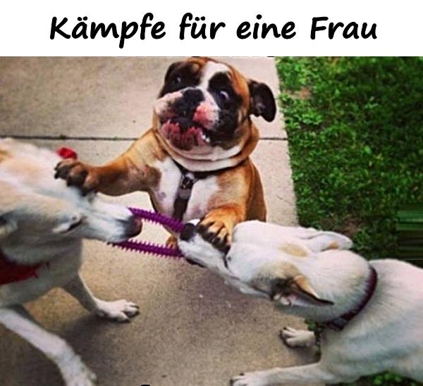 Kämpfe für eine Frau