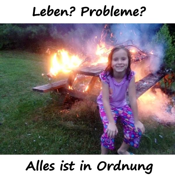 Leben? Probleme? Alles ist in Ordnung