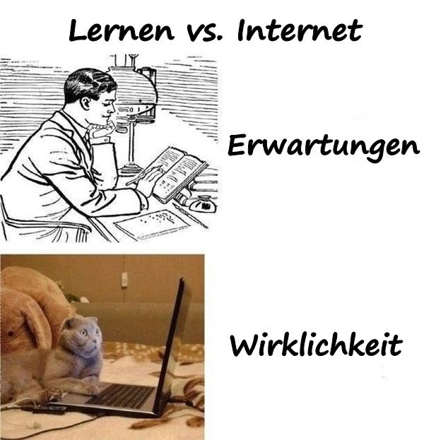 Lernen vs. Internet