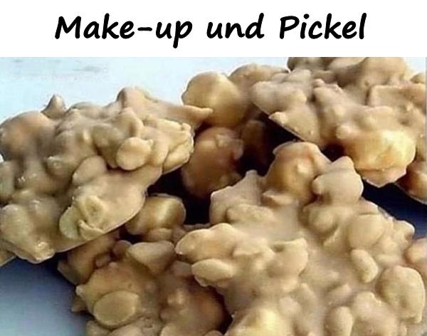 Make-up und Pickel