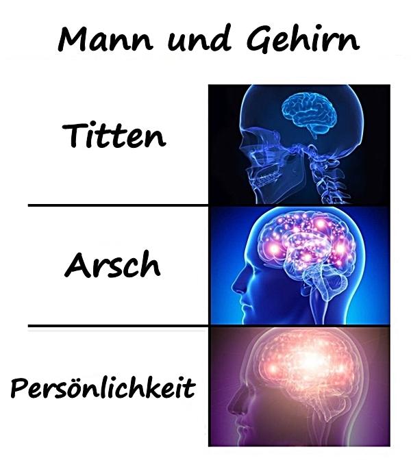 Mann und Gehirn