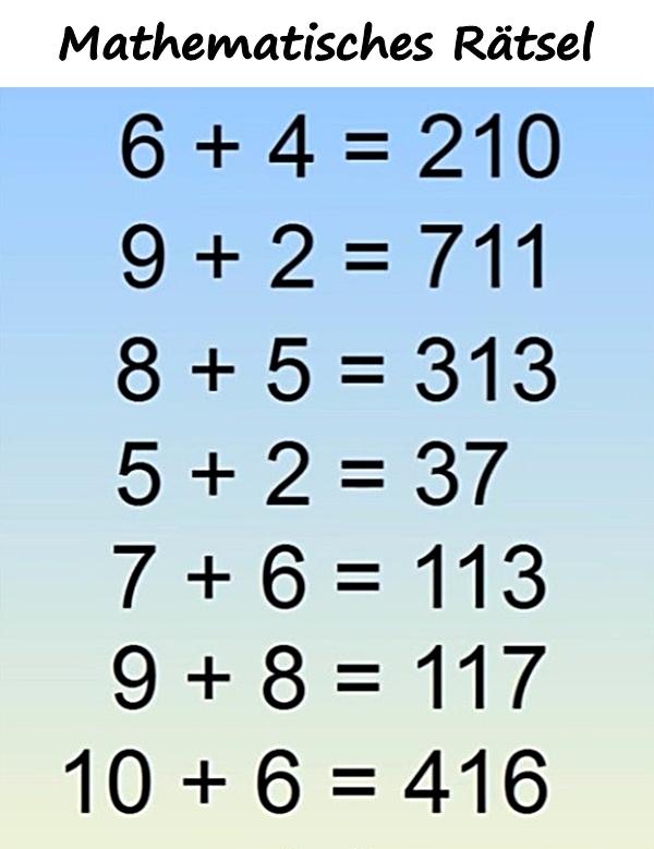 Mathematisches Rätsel