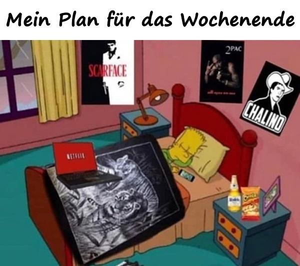 Mein Plan für das Wochenende