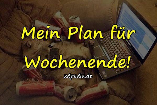 Mein Plan für Wochenende