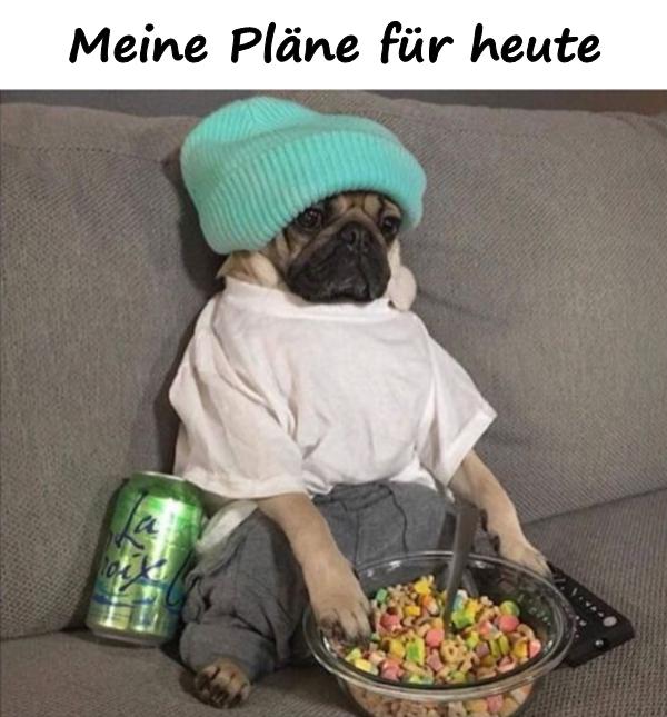 Meine Pläne für heute