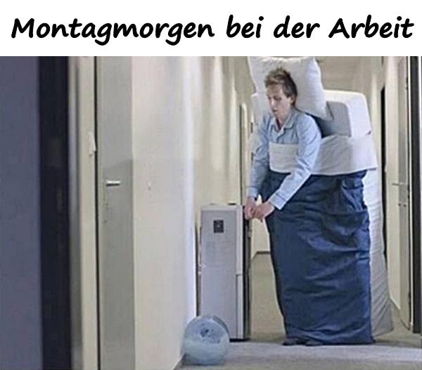 Montagmorgen bei der Arbeit