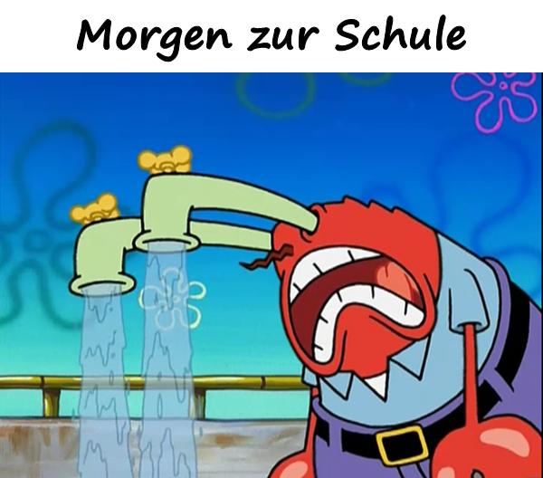 Morgen zur Schule