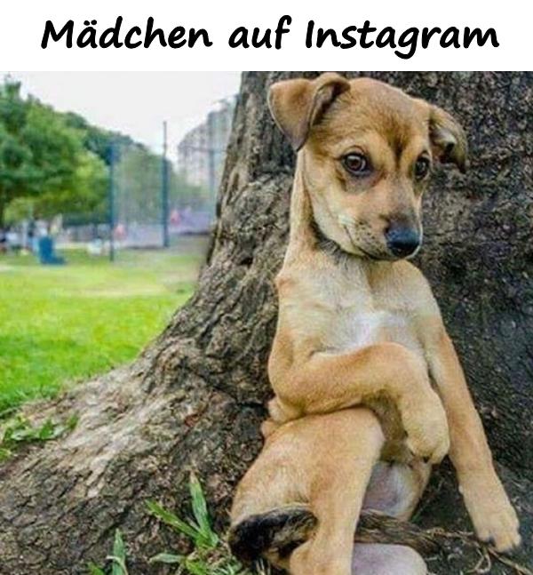 Mädchen auf Instagram