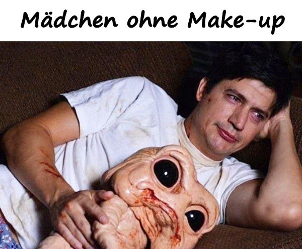 Mädchen ohne Make-up