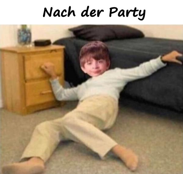 Nach der Party