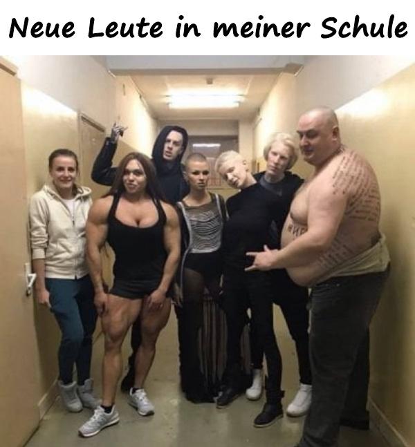 Neue Leute in meiner Schule