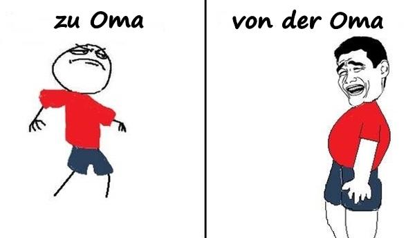 Oma und Essen