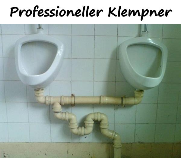 Professioneller Klempner