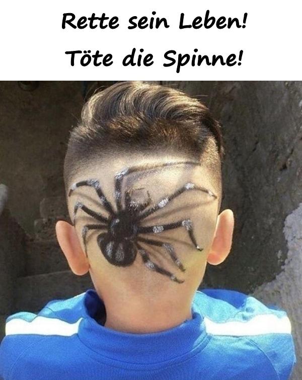 Rette sein Leben! Töte die Spinne