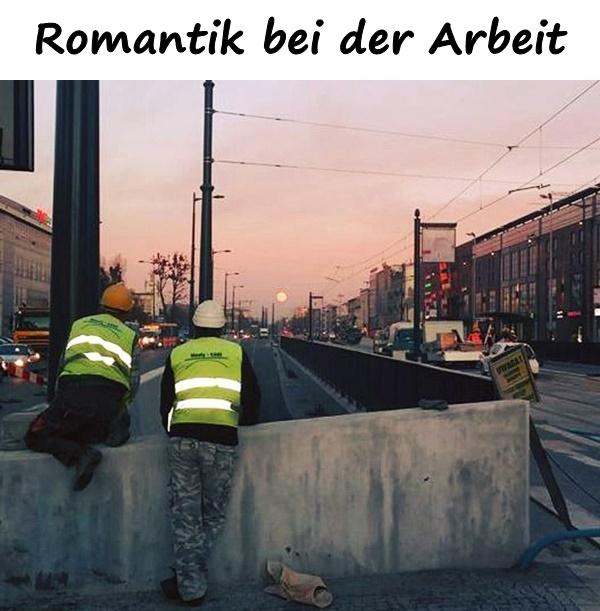 Romantik bei der Arbeit