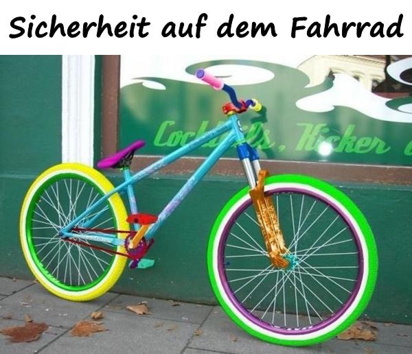 Sicherheit auf dem Fahrrad