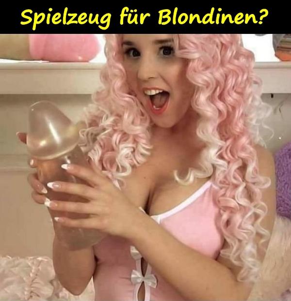 Spielzeug für Blondinen