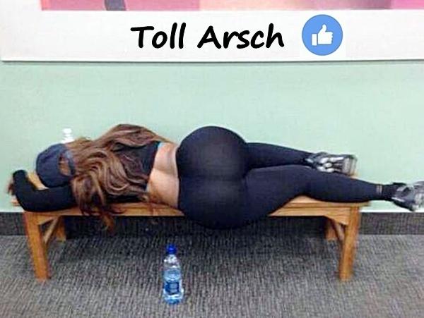 Toll Arsch