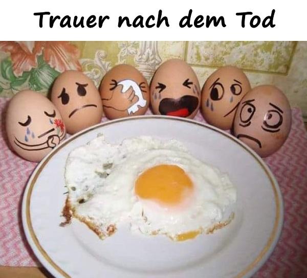 Trauer nach dem Tod