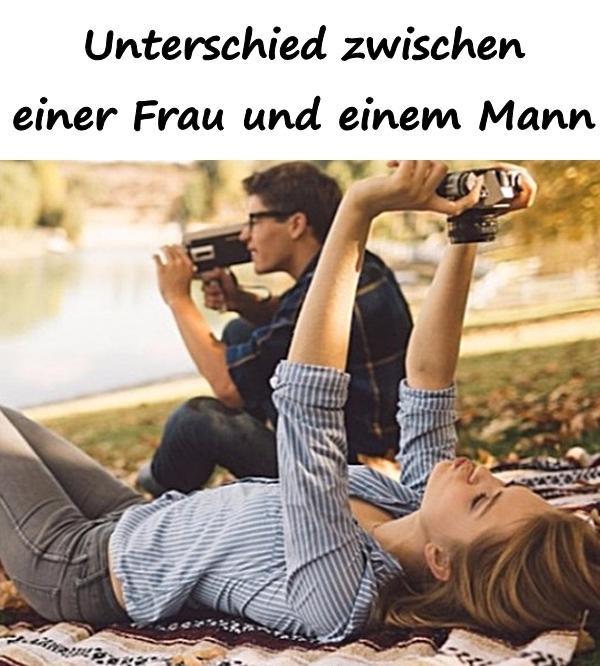 Unterschied zwischen einer Frau und einem Mann