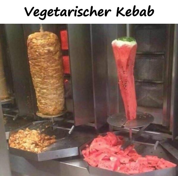 Vegetarischer Kebab