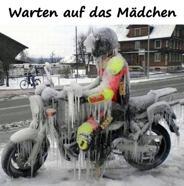 Warten auf das Mädchen