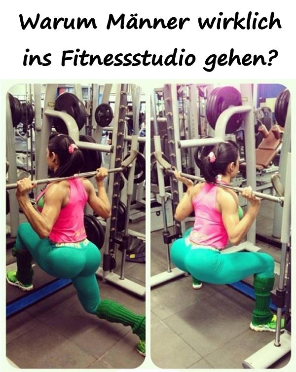 Warum Männer wirklich ins Fitnessstudio gehen