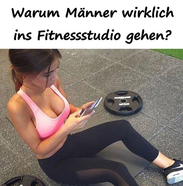 Warum Männer wirklich ins Fitnessstudio gehen